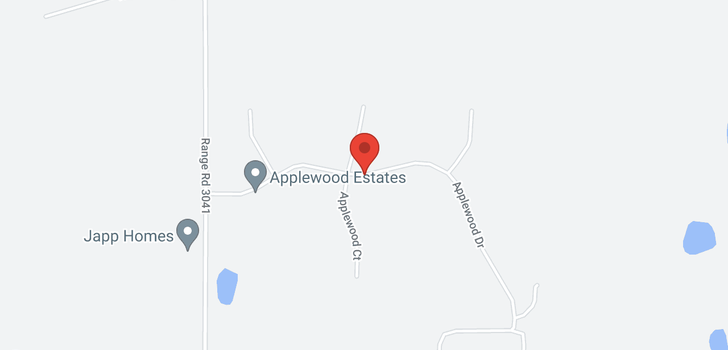 map of 4 Applewood Court Applewood Estates